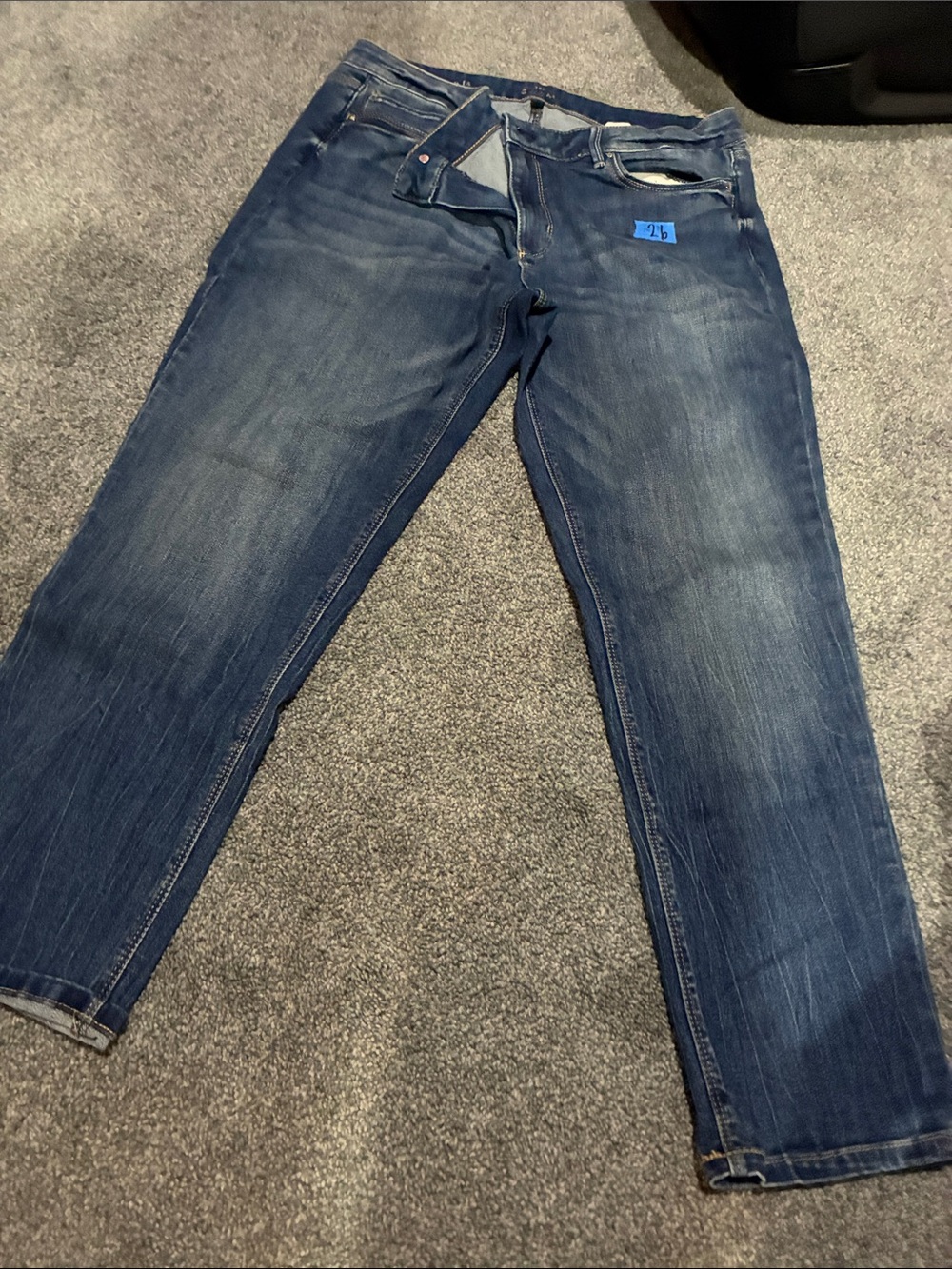 Slim crop Blue Jeans#36